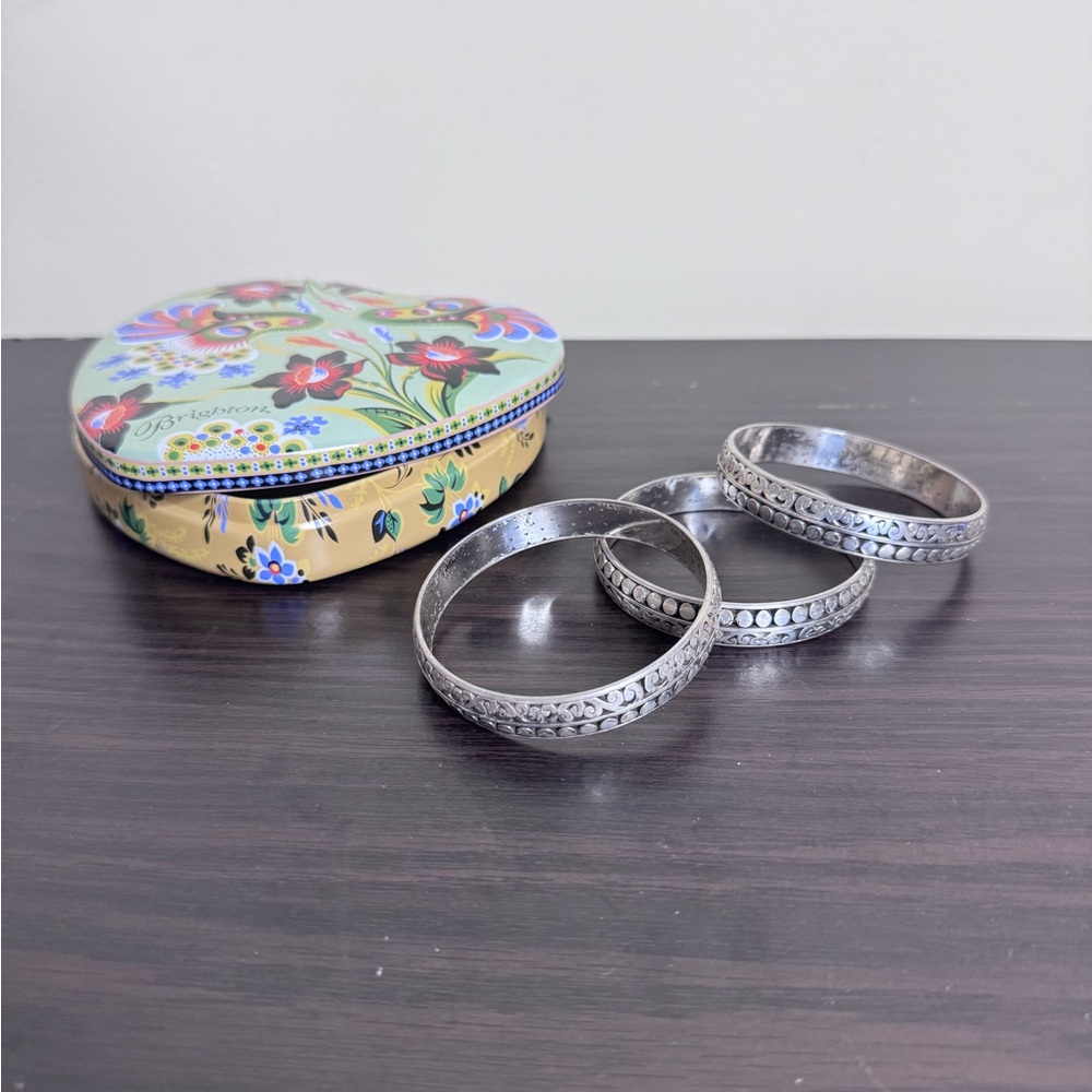 Brighton Silver Bracelet with Intricate Design